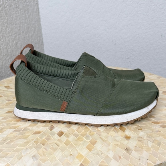 Tom’s Olive Green Slip-On Men's Shoes size 8 - Picture 1 of 12
